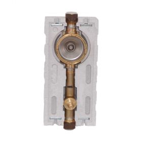 Allmess UP-fix Plus Duo Wasserzähler-Modul 3/4" IG für 2 Wasserzähler