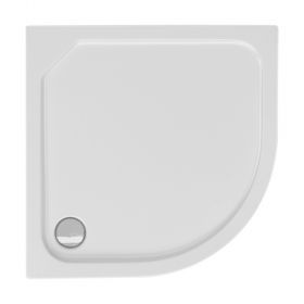 Viertelkreisduschwanne Asta R 100x100x2,5 cm R 55, weiß
