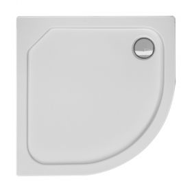 Viertelkreisduschwanne Asta R 80x80x2,5 R 55 cm, weiß