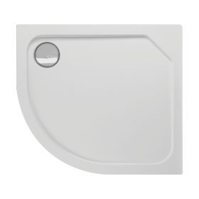 Viertelkreisduschwanne Asta R 100x90x2,5 cm R 55 rechts, weiß