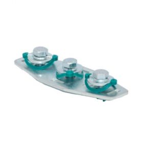 X-Schienenverbinder, verzinkt