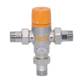 Caleffi Thermomischer 30 - 65 °C, mit Rückschlagventilen für Solaranlagen 252153