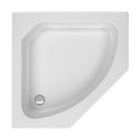 5-Eckduschwanne Cola F 90x90x14 cm, edelweiß matt
