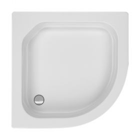 Viertelkreisduschwanne Cola R 90x90x13 cm R 50, ägäis