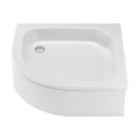 Schürze für Viertelkreisduschwanne Cola R 90x90, weiß