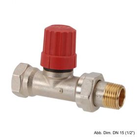 Danfoss Voreinstellbare Ventilgehäuse Typ RA-N 25,(1"), Durchgang, 013G0038