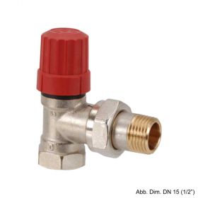Danfoss Voreinstellbare Ventilgehäuse Typ RA-N 25,(1"), Eck, 013G0037