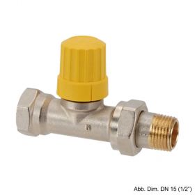 Danfoss Voreinstellbare Ventilgehäuse RA-UN 10,(3/8"), Durchgang, 013G3002