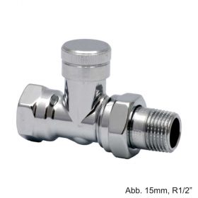 Danfoss Rücklaufverschraubung RLV-CX 15,selbstdicht.,DG,R 1/2",Rp 1/2",003L0274