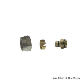 Danfoss Klemmverbinder f. VPE-Kunststoffrohre (PEX),G 3/4"IG,15 x 2,5mm,013G4155