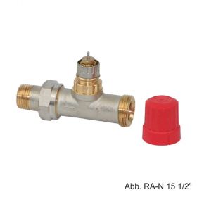 Danfoss Voreinstellb. Ventilgehäuse RA-N 15,(1/2") & AG 3/4", Durchgang,013G4202