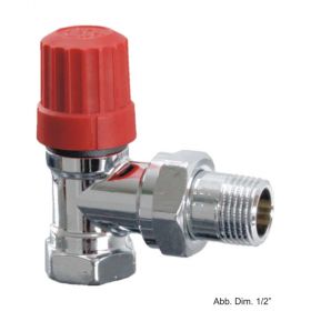 Danfoss Voreinstellbare Ventilgehäuse RA-NCX 15,(1/2"),Eck,verchromt,013G4237