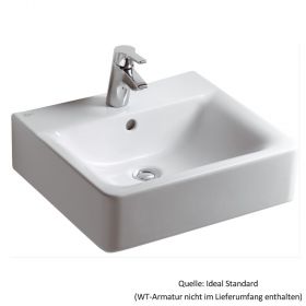 Ideal Standard Connect Cube Waschtisch 500x460x175mm, weiss Ideal Plus, E7138MA