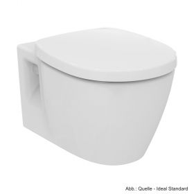 Ideal Standard Connect Wand-Tiefspül-WC ohne Spülrand, weiss Ideal Plus, E8174MA