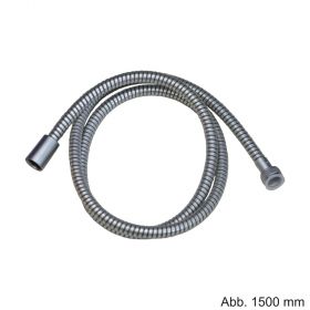 Brauseschlauch,hochelastisch, 1/2"x 1/2"x 1500mm,verdrehsicher,edelmatt