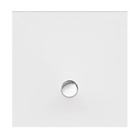 Viereckduschwanne Flat New E 90x90x2 cm, weiß