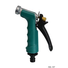 Sprüher Gilmour 571E auf Blister Karte + Tülle, IG/Klick 3/4", Kunststoff, Grün