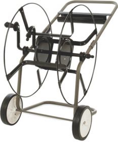 Schlauchwagen mit Ablage, Wasserzufuhr-Anschl. 1/2"+3/4", geeignet für: 130m 12,5mm Schlauch