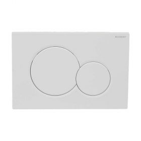 Geberit Betätigungsplatte Sigma01, 2-Mengen-Spülung,Farbe: weiß-alpin,115770115