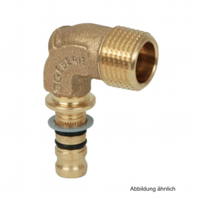 Geberit Mepla Übergangswinkel mit AG 63 mm - 2"