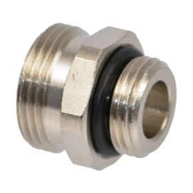 Geberit Meplatherm Übergangsnippel 1/2"x3/4" red. auf Eurokonus G3/4",vernickelt