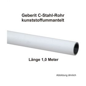 Geberit Mapress C-Stahl Rohr, kunststoffummantelt, 1,00 m Stange, 15 x 1,2 mm