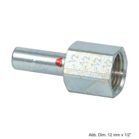 Geberit Mapress C-Stahl Übergang IG mit Einschubende, 18mm x 3/4"