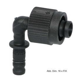Geberit MeplaFix Winkel 90 Grd. (PVDF) 16 mm