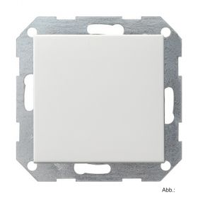Gira System 55 Tast-Wechselschalter mit Wippe, reinweiß glänzend, 012603