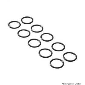 GROHE O-Ring 20x2,5 10 Stück, verchromt 0128700M