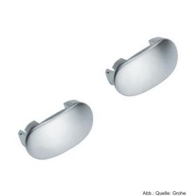 GROHE Abdeckkappe für Griff, 2 Stück, mattchrom 02490P0M