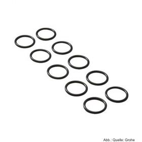 GROHE O-Ring 17x2, 10 Stück, verchromt 0305500M