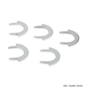 GROHE Sicherungsring für Auslaufbefestigung, 5 Stück, verchromt 0485300M