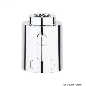 GROHE Absperrgriff f. Aquadimmer Atrio Thermostatbatterie, verchromt 06654000