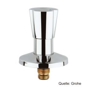 GROHE Oberteil DN15 f. UP-Ventile m. Dreikantgriff & Markierg. blau/rot, chrom
