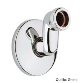 GROHE S-Anschluss 1/2" x 3/4" Verstellb. 30mm u. Rosette,verchromt 12005000