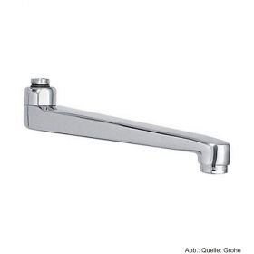 GROHE Gussauslauf 3/4" mit Anschlagbegrenzer Ausladung 185mm, verchromt 13430000