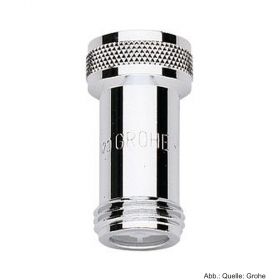 GROHE Doppel-Rückflussverhinderer für Bad-Armaturen, verchromt 14159000