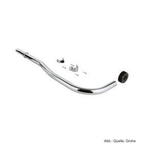 GROHE Spülrohr für Druckspüler Durchm. 28 x 26 mm, verchromt 37112000