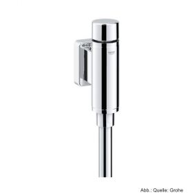 GROHE Rondo Druckspüler f. Urinal 1/2" m. Betät.skappe,Behördenausführung chrom
