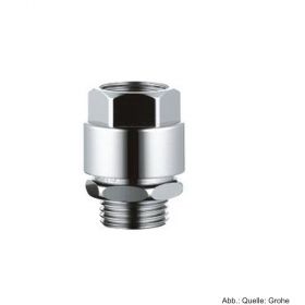GROHE Eggemann Rohrbelüfter DN15, Bauform C, verchromt 41238000