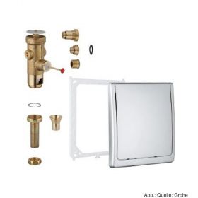 GROHE Druckspüler f. WC,Austauscharmatur,6 - 9 l einstellbar,verchromt 42901000
