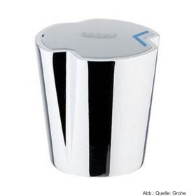 GROHE Armaturenzubehör Metallgriff DN15, Markierung blau/rot, chrom 45258000