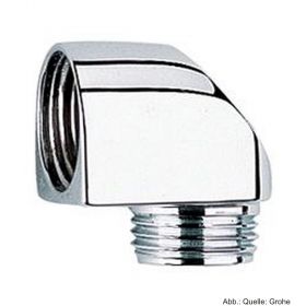 GROHE Brauseabgangswinkel für Wannenbatterien, verchromt 45304000