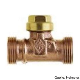 HEIMEIER Rücklauf-Verschraubung G 3/4" x G 3/4" Außengewinde, 040802000