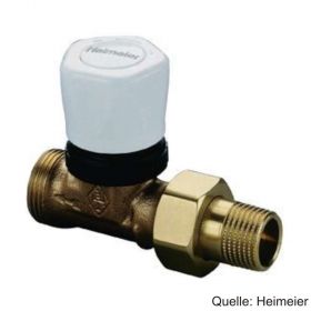 HEIMEIER Vorlauf-Regulierventil R1/2" Verschraubung x 3/4" AG, 130402000