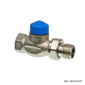 HEIMEIER Thermostat-Ventilunterteil, geringer Widerstand, DG, DN25 (1")