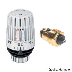 HEIMEIER Retro S - Set DN 20 (für Gehäuse ab 1982), Th.-Oberteil und Thermostat-Kopf K, 350013800