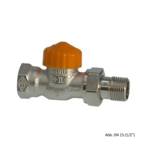 HEIMEIER Thermostat-Ventilunterteil Eclipse,Durchgang,DN10, (3/8"), 3932-01.000