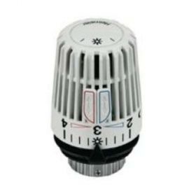 HEIMEIER Thermostat-Kopf K mit eingebautem Fühler und Diebstahlsicherung, weiß, 604000500